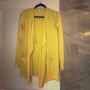 Diane von Furstenberg yellow Cartigan